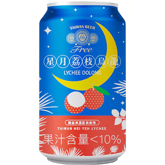 金牌 星月荔枝烏龍啤酒風味飲料330ml Gold Medal Lychee & Oolong Tea 330ml