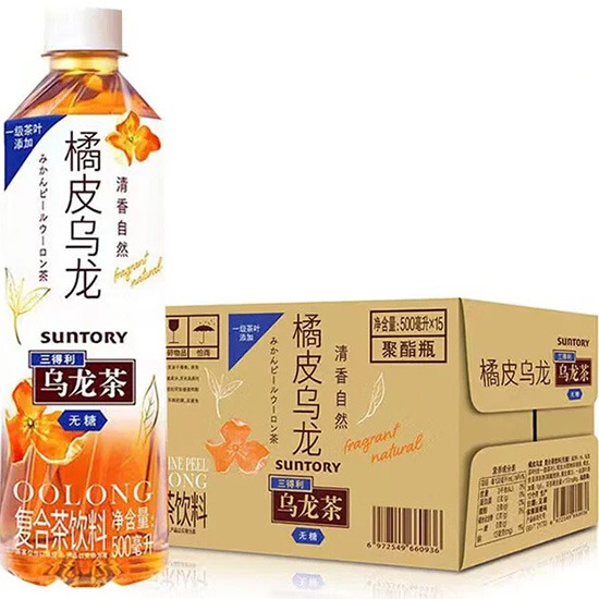 Suntory 無糖橘皮烏龍茶500ml*15p
