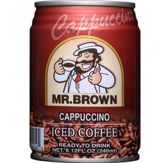 Mr Brown 卡布奇諾咖啡(罐)240ml Mr Brown Iced Coffee Cappuccion 240ml