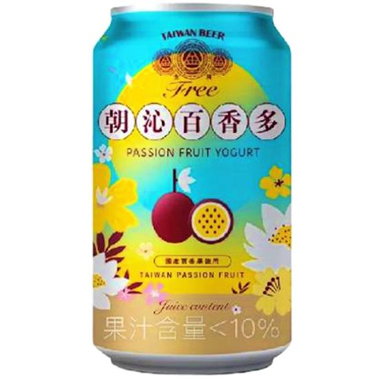 台灣啤酒 無酒精朝沁百香多啤酒風味飲料330ml