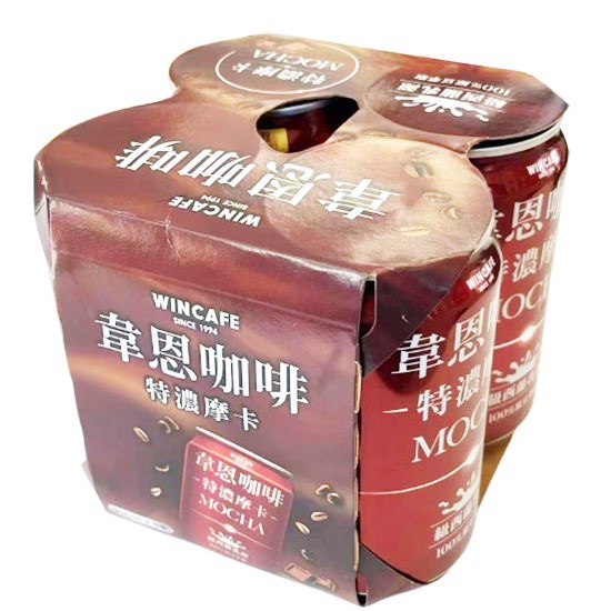黑松 韋恩特濃摩卡咖啡320ml*4p
