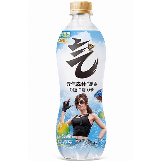 元氣森林 0糖鹽系青梅味氣泡水480ml