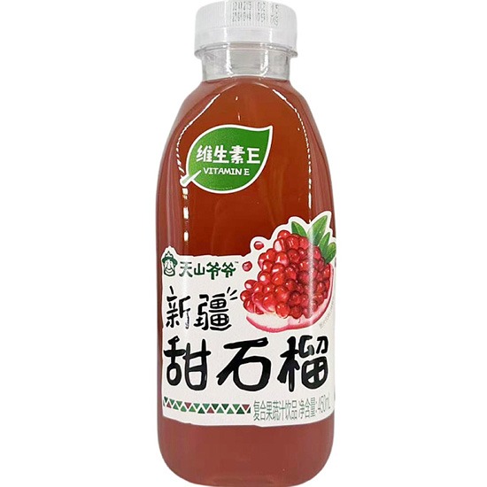 元氣森林 天山爺爺 新疆甜石榴果汁飲料400ml