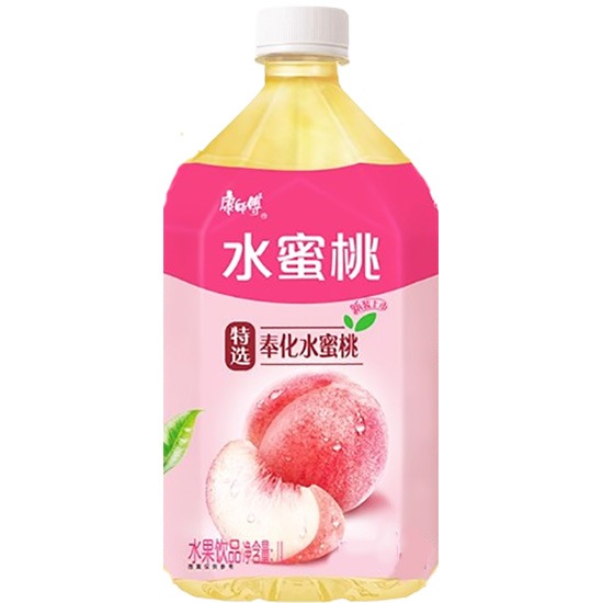 康師傅 水蜜桃水果飲品1L