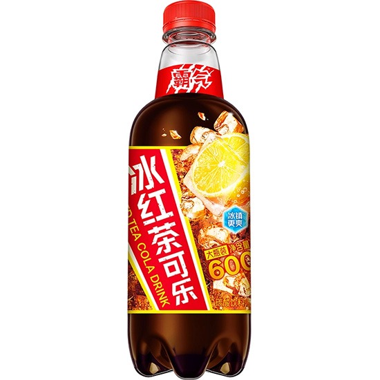 元氣森林 霸氣 冰紅茶可樂飲料600ml