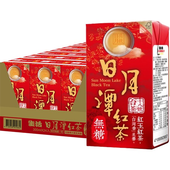 生活 日月潭無糖紅茶飲料300ml*24p