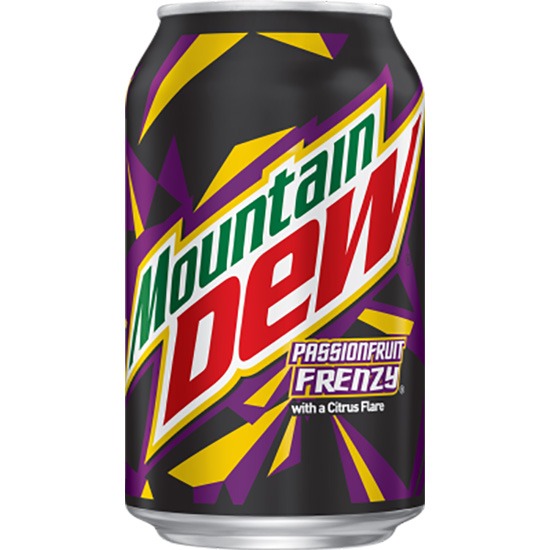 Mountain Dew 百香果味汽水330ml