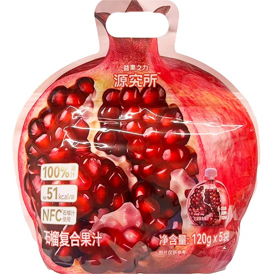 源究所 石榴味復合果汁飲料(5入)600g