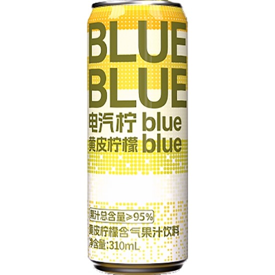 檸檬共和國 電汽檸 黃皮檸檬味果汁飲料310ml