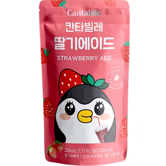 Cantabile 草莓味飲料230ml