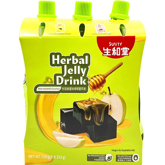 生和堂 秋梨蜂蜜味吸吸龜苓爽(3入)759g