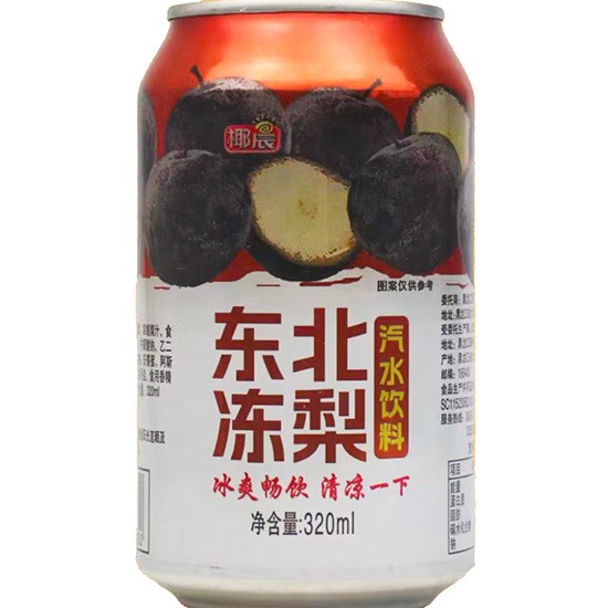 椰晨 北凍梨果汁汽水320ml