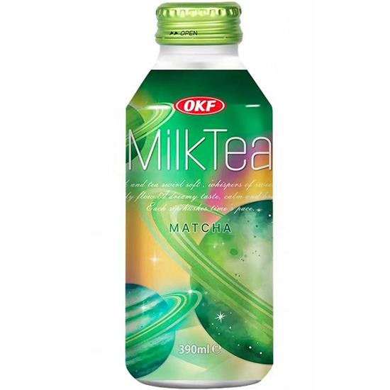 OKF 抹茶奶茶390ml