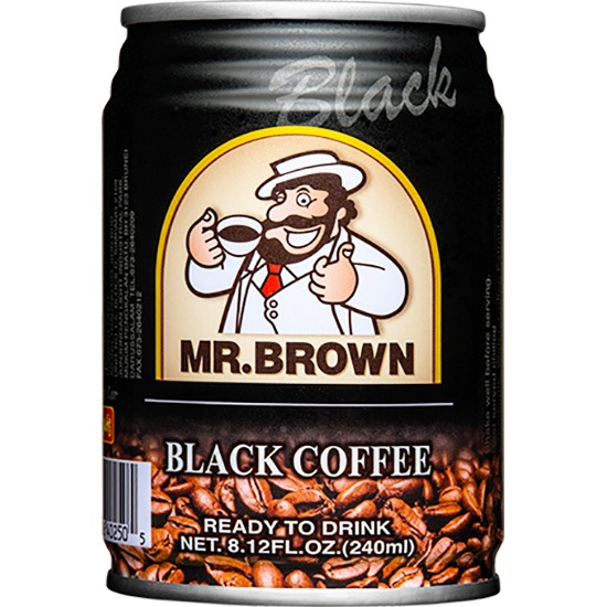Mr Brown 黑咖啡(含糖) (罐) 240ml