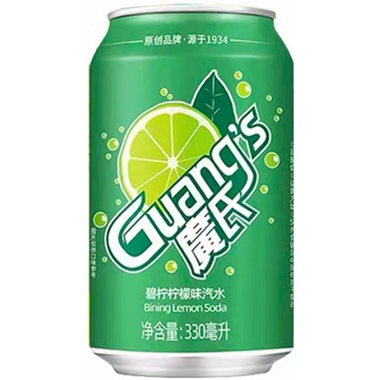 廣氏 碧檸檸檬味汽水330ml