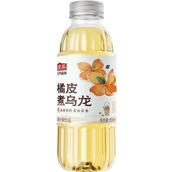 元氣森林 煮茶 橘皮煮烏龍果汁茶飲料550ml