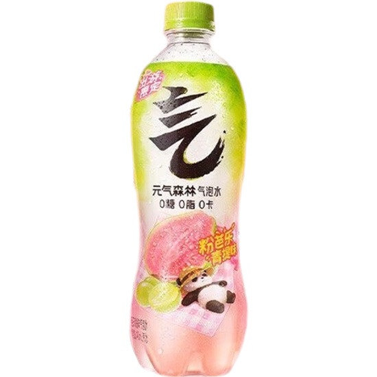 元氣森林 0糖粉芭樂青提味氣泡水480ml