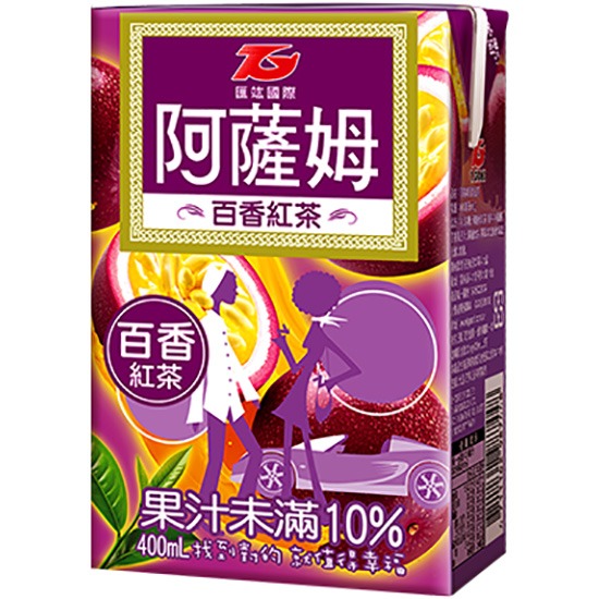 阿薩姆 百香果紅茶飲料400ml