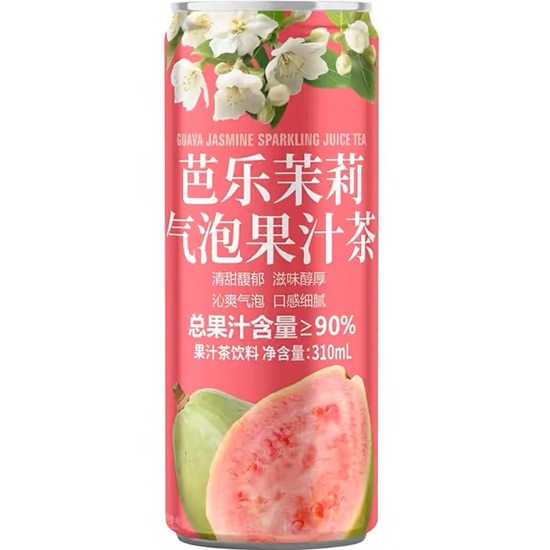 Member's Mark 芭樂茉莉氣泡果汁茶310ml