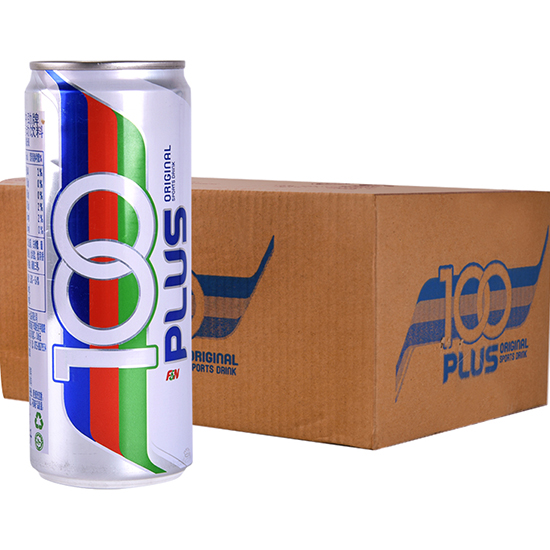 F&N 100 PLUS原味碳酸運動飲料325ml*24p