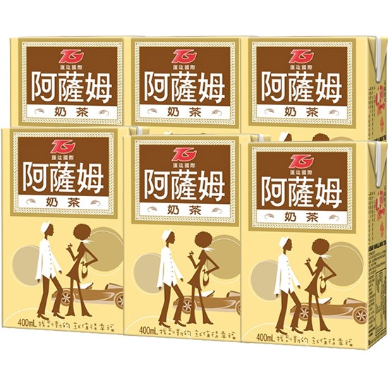 阿薩姆 原味奶茶400ml*6p