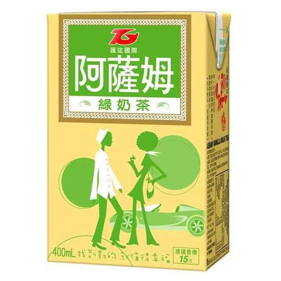 阿薩姆 鮮綠奶茶400ml