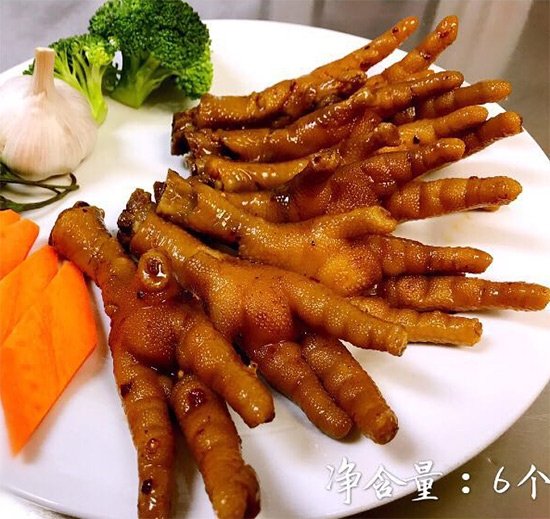 老李滷味 香辣滷鳳爪(6個)