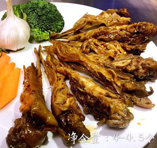 老李滷味 香辣滷鴨下巴(4個) OGD Spicy Duck Head (4p)