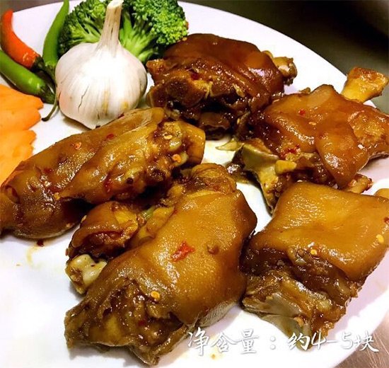 老李滷味 美味滷豬蹄(4塊)