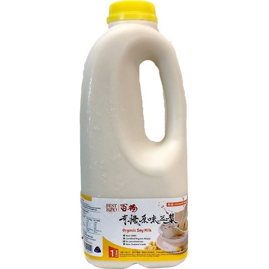 百福 有機原味無糖豆漿1L BF Organic Soy Milk Sugar Free 1L