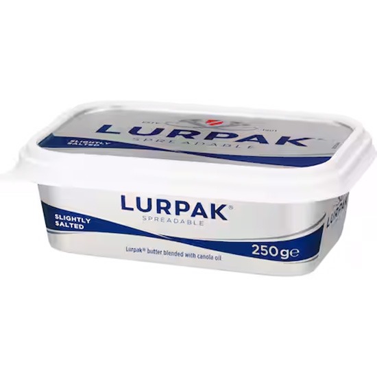 Lurpak Butter Spread Slightly Salted 200g