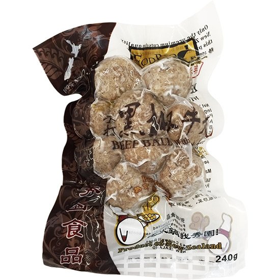 秀園 手打黑椒牛丸240g