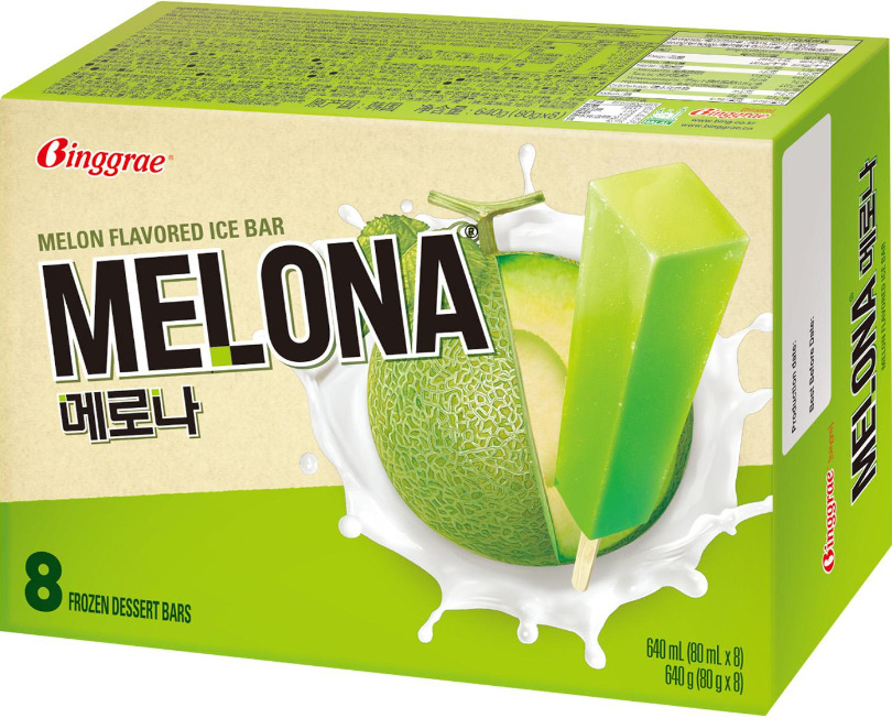 Binggrae Melona 哈密瓜冰棒(8入)640ml