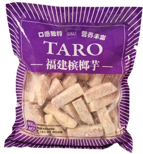 YY 冷凍檳榔芋頭條800g