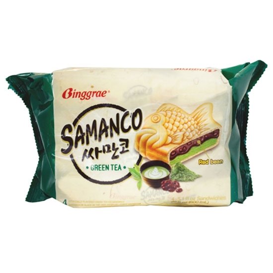 Binggrae 抹茶紅豆冰淇淋三明治150ml(4入)