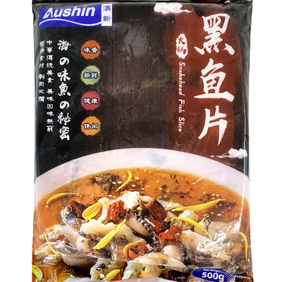 Aushin 冷凍黑魚片500g