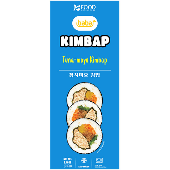 Baba 冷凍蔬菜鮪魚紫菜包飯240g