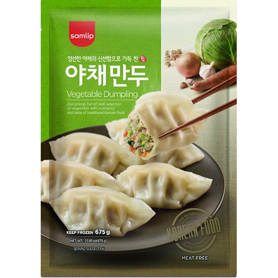 Samlip 冷凍蔬菜豆腐水餃675g