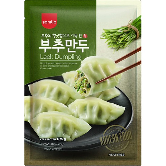 Samlip 冷凍韭蔥豆腐水餃675g