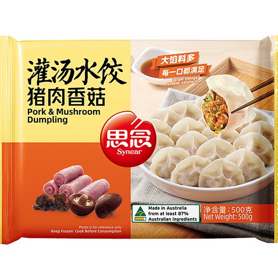 思念 冷凍豬肉香菇灌湯水餃500g