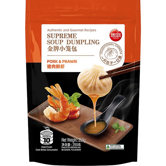 思念 冷凍豬肉鮮蝦小籠包250g