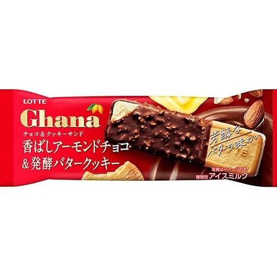 Lotte Ghana 巧克力味冰棒76ml