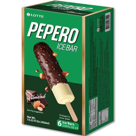 Lotte Pepero杏仁冰淇淋(6)p 450ml