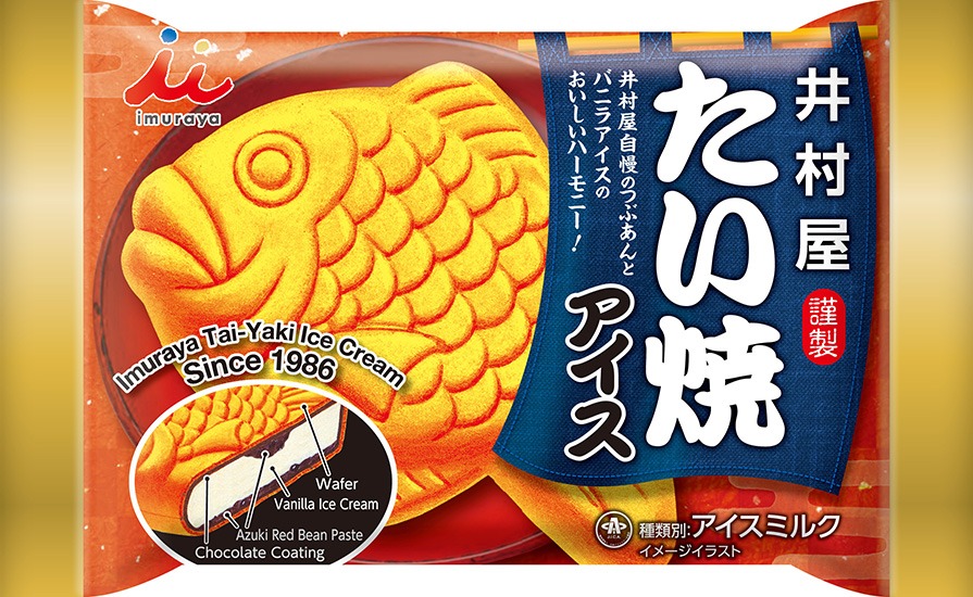 Imuraya 紅豆味鯛魚燒冰淇淋130ml