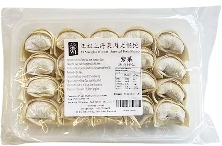汪姐 紫菜蝦仁豬肉大餛飩(20p)