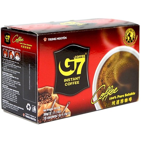 G7 黑咖啡(15入)30g G7 Pure Black Coffee (15p) 30g