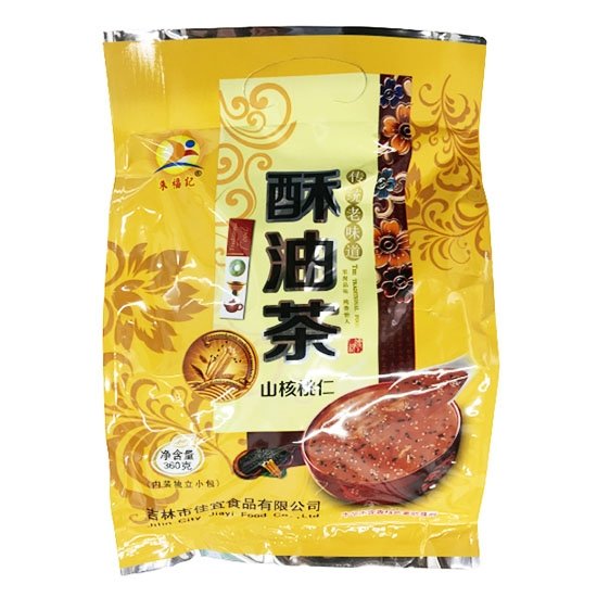 朱福記 山核桃仁味酥油茶360g ZFJ Mixed Nuts Powder Walnut Breakfast 360g