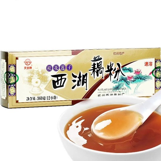 天堂牌 西湖桂花蓮子藕粉(12入)360g