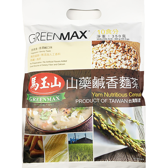 馬玉山 山藥鹹香麵茶(10入)350g