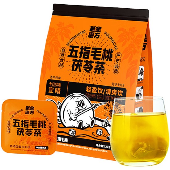 老金磨坊 五指毛桃茯苓茶(15入)120g